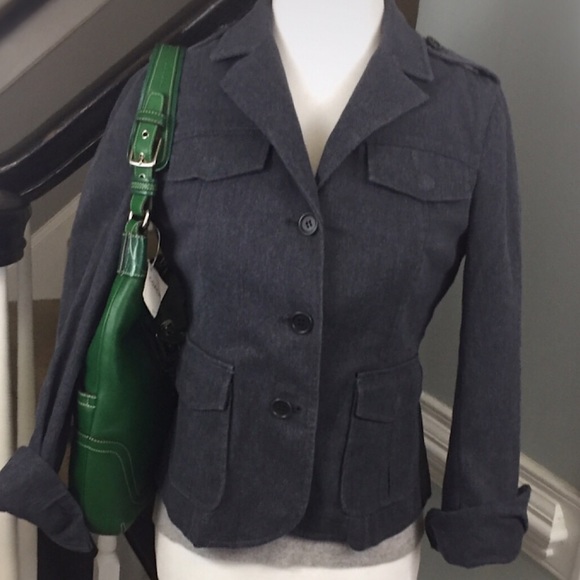 THEORY Jacket Blazer Gray Button Down Size 2 🌸🌼 - Picture 6 of 8